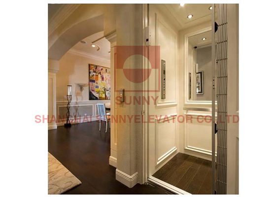 400kg Load SUS304 Hydraulic Silent  Residential Home Elevator For Villa House