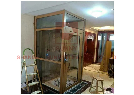 400kg Load SUS304 Hydraulic Silent  Residential Home Elevator For Villa House