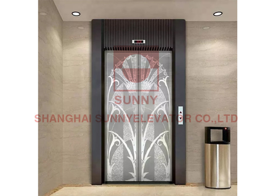 VVVF Elevator Control System SUS304 Stainless Steel Residential Elevator For Home