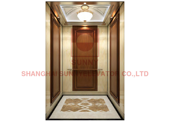 1.75m/S VVVF Machine Room Less Elevator Building Passenger Lift