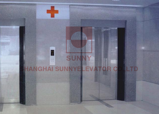 1600kg Medical Lift Elevator Acrylic Lighting Plate Bed Elevator Brakes