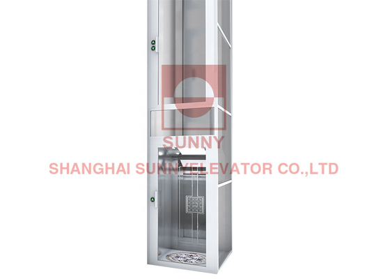 Custom Hydraulic Residential Home Elevators Indoor 0.4m/S Center Opening Door