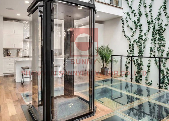 400kg Outdoor Vertical Small Home Hydraulic Elevator Lift For Home