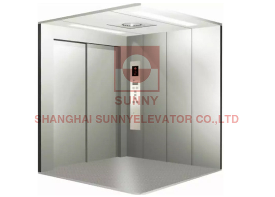 MRL Large Space Goods Elevator For Work Place Factory Shopping Mall 2000kg Freight Lift