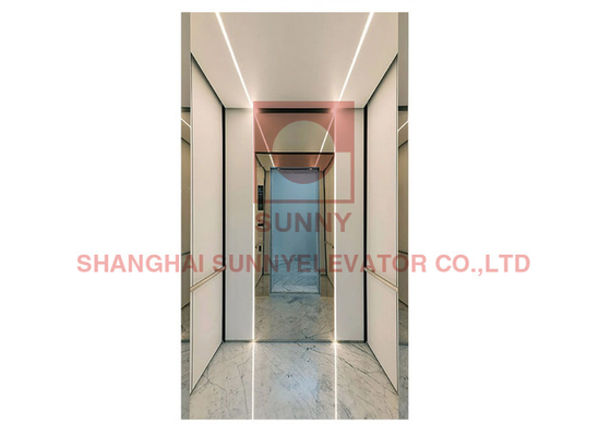 CE ISO Approved 1600kg Luxury MRL Passenger Elevator Lift With Deceleration Device