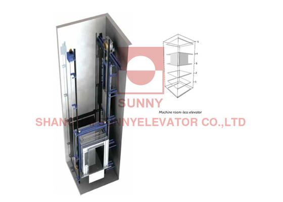 Effortless Vertical Mobility With Machine Roomless Passenger Lift Elevator For Commercial Buildings