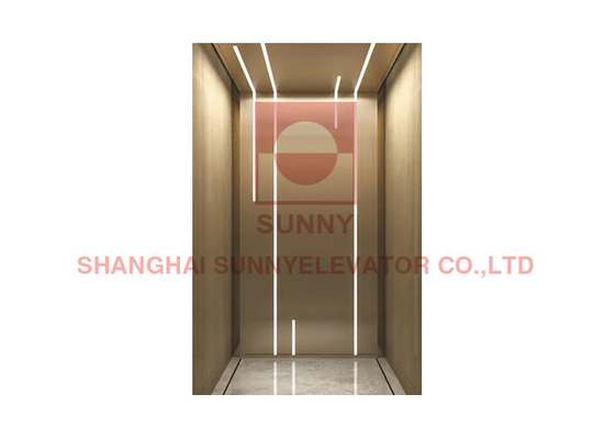 0.4m/S Residential Home Elevators Villa Elevator Traction Machine And Operation