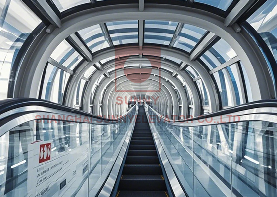 Select Handrail 600/ 800/ 1000mm Step Width Escalator For  Shopping Malls