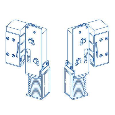 9/10mm Width Of Guide Rails Electronic Safety Gear Access Elevator Parts
