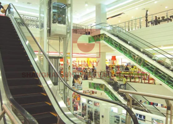 4500p Residential Metro Balustrade 600mm Automatic Escalator Indoor Outdoor