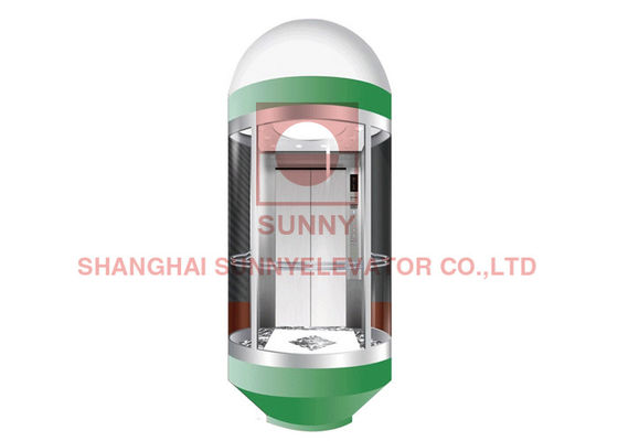 Permanent Magnet Synchronous AC Drive 1650Kg 2.0m/S Panoramic Elevator