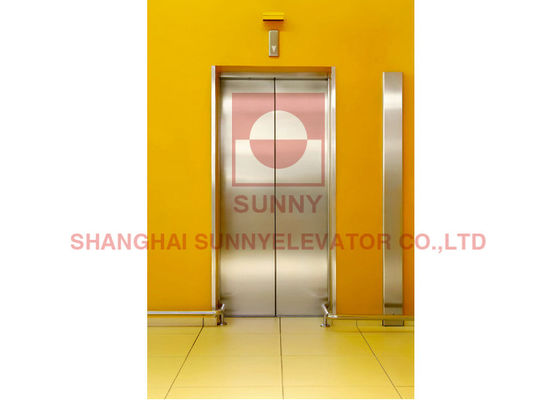 AC VVVF Hospital Bed Elevator Machine Roomless PMSM Gearless