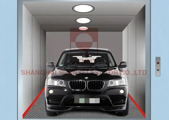 VVVF Elevator Control System Automobile Parking Car 4t Hydraulic Freight Elevator