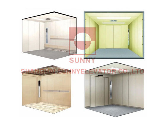 630kg 3.0m/S  Side Door Transporting Hospital Elevator Dimensions