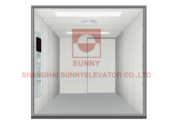10000kg 1m/S  Vertical Hydraulic Cargo Lift Stainless Steel Frame Structure