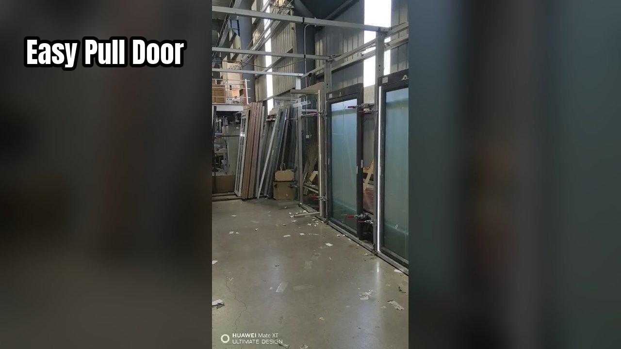 Manual Opening/Automatic Closing Hand Pulled Door For Passenger Platform Lift