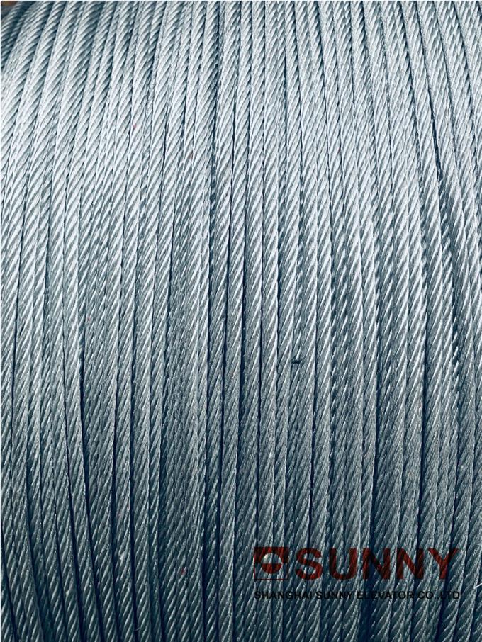 Traction Elevator Machine Ropes Elevator Steel 6x19 Large Diameter Wire Ropes for Traction Machine Parts